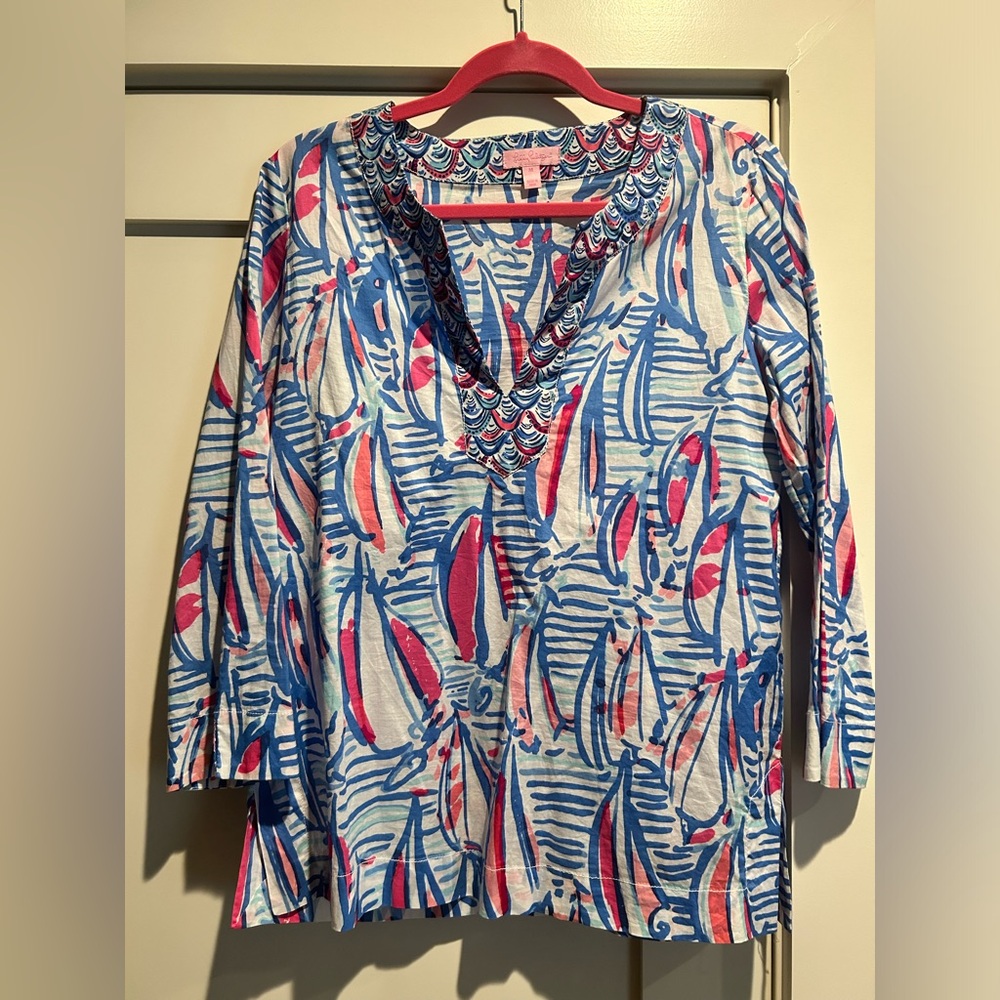 Lilly Pulitzer sailboat tunic